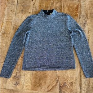 Michael Kors Silver Long Sleeve Top